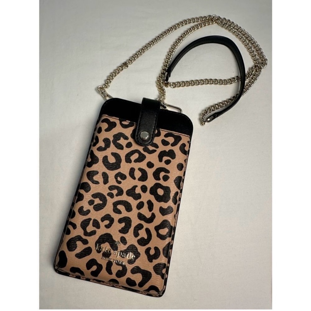 Kate Spade Animal Print Phone Crossbody